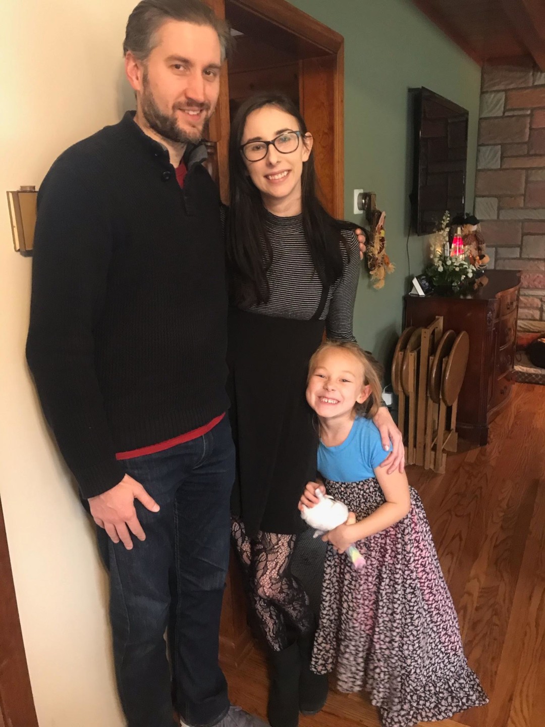 Shelby, Brad, and Ellie standing together